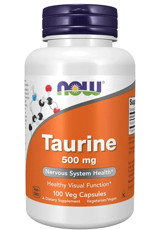 Taurine 500 mg 100 Veg Capsules